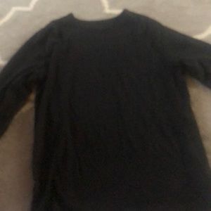 Black long sleeve tee shirt